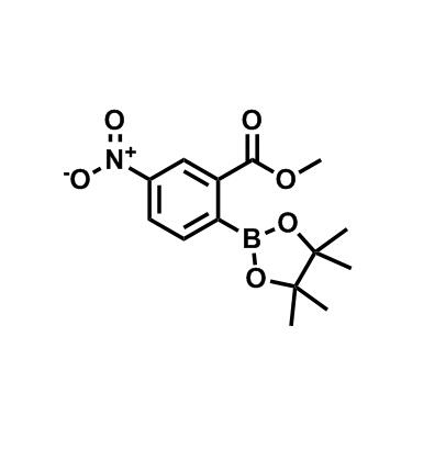5-硝基-2-(4,4,5,5-四甲基-1,3,2-二氧杂硼杂环戊烷-2-基)苯甲酸甲酯