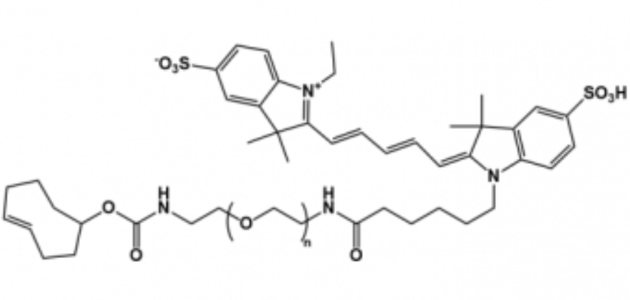 菁染料CY5-聚乙二醇-反式环辛烯