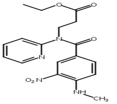 3-(4-(甲基氨基)-3-硝基-N-(吡啶-2-基)苯甲酰氨基)丙酸乙酯
