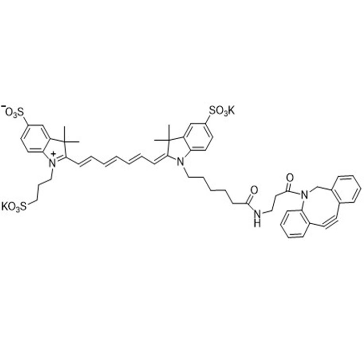 Sulfo-Cyanine7 DBCO，磺酸基-花青素Cy7 二苯并环辛炔