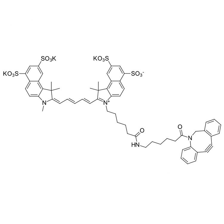Sulfo-Cyanine5 DBCO，磺基氰CY5二苯基环辛炔