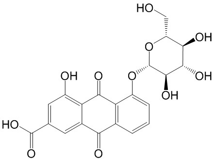 大黄酸-8-O-葡萄糖苷，34298-86-7，生产厂家现货直采。