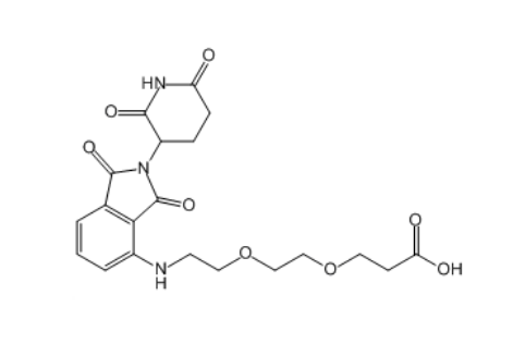 泊马度胺-二聚乙二醇-丙酸 2140807-17-4 Pomalidomide-PEG2-COOH