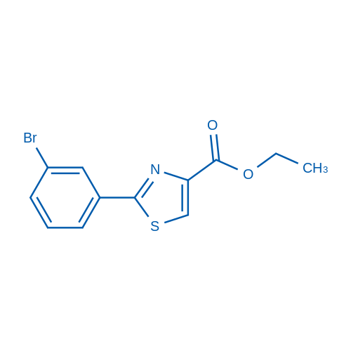2-(3-溴苯基)噻唑-4-甲酸乙酯（CAS：786654-97-5）