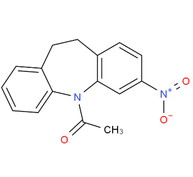 1-(3-硝基-10,11-二氢-5H-二苯并[b,f]氮杂卓-5-基)乙酮