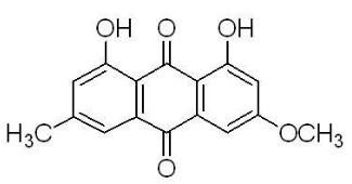 大黄素甲醚结构图