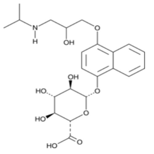 (±)-4-hydroxy Propranolol β-D-Glucuronide.png (±)-4-hydroxy Propranolol β-D-Glucuronide.png