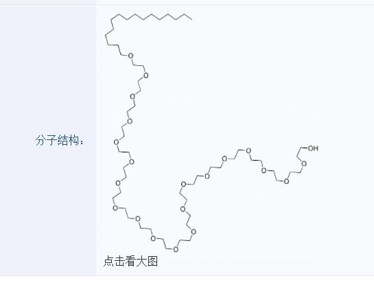鲸蜡醇聚醚-20 聚氧乙烯醚 鲸蜡醇聚醚-14