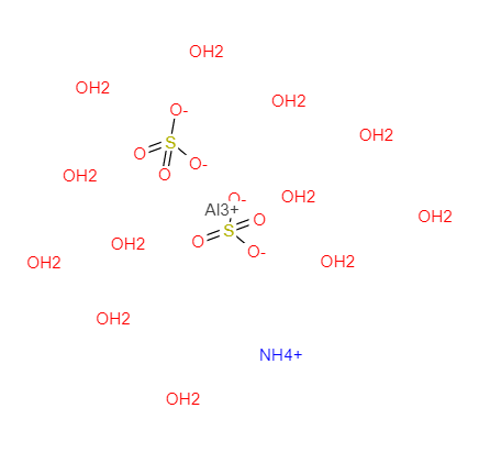 十二水合硫酸铝铵 7784-26-1