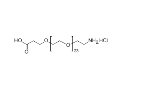 COOH-PEG-NH2.HCl 丙酸二十四聚乙二醇氨基盐酸盐