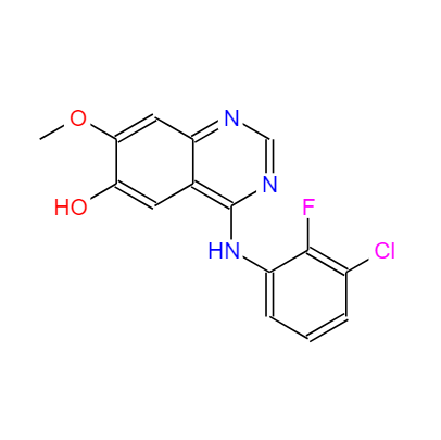 4-(3-氯-2-氟苯胺)-6-羟基-7-甲氧基喹唑啉
