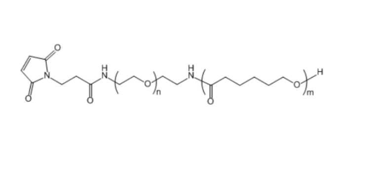 Mal-NH-PEG-PCL(2K) 马来酰亚胺-聚乙二醇-聚己内酯