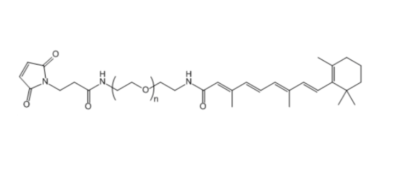 Mal-PEG-Tretinoin 马来酰亚胺-聚乙二醇-全反式维甲酸