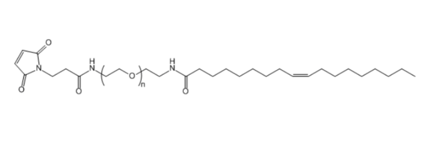 Mal-PEG-OLA 马来酰亚胺-聚乙二醇-油酸