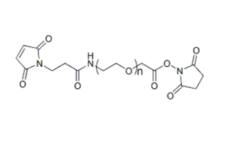 Mal-PEG-SCM 马来酰亚胺-聚乙二醇-琥珀酰亚胺羧甲基酯