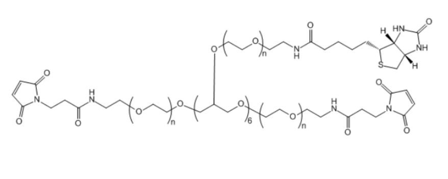 8-ArmPEG-(2ARM-Mal,6ARM-Biotin) 