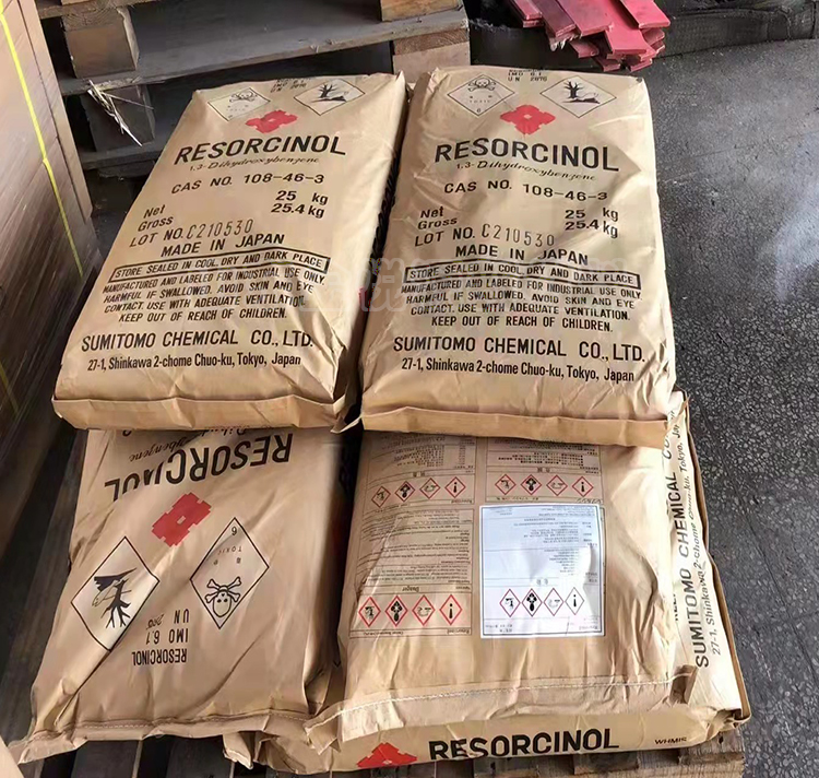 品牌直供  间苯二酚 99.7含量以上 25kg/袋 日本住友原装 山东仓库 价格优惠 