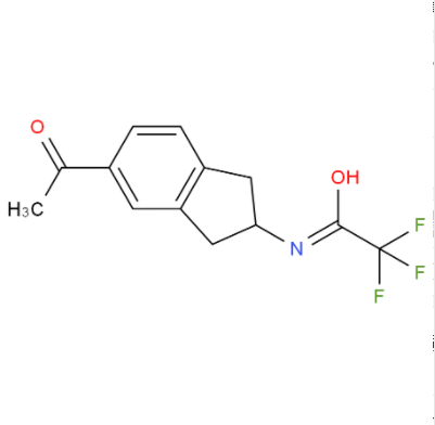 N-(5-乙酰基-2，3-二氢-1H-茚-2-基）-2，2，2-三氟乙酰胺