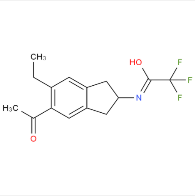 N-(5-乙酰基-6-乙基-2，3-二氢-1H-茚-2-基）-2，2，2-三氟乙酰胺