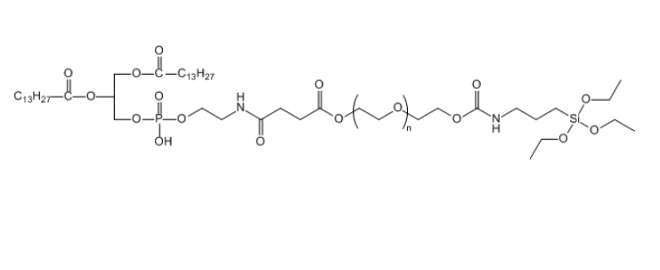 DMPE-PEG-Silane 二肉豆蔻酰磷脂酰乙醇胺-聚乙二醇-有机硅
