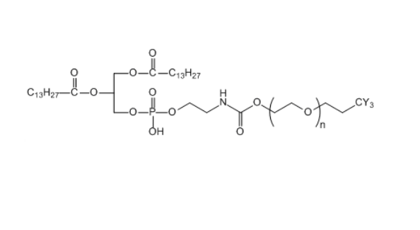 DMPE-PEG-CY3 二肉豆蔻酰磷脂酰乙醇胺-聚乙二醇-Cy3