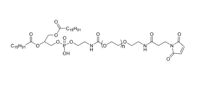 DPPE-PEG2000-Mal 二棕榈酰磷酯酰乙醇胺-聚乙二醇-马来酰亚胺