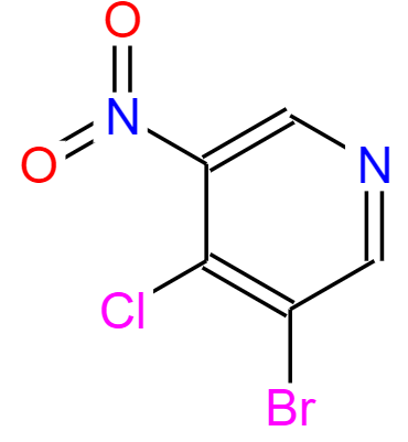 3-溴-4-氯-5-硝基吡啶