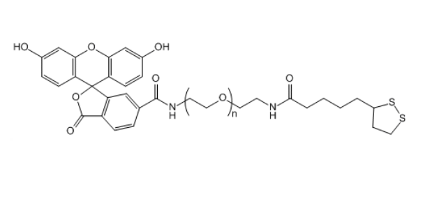 FITC-PEG-LA 荧光素-聚乙二醇-硫辛酸