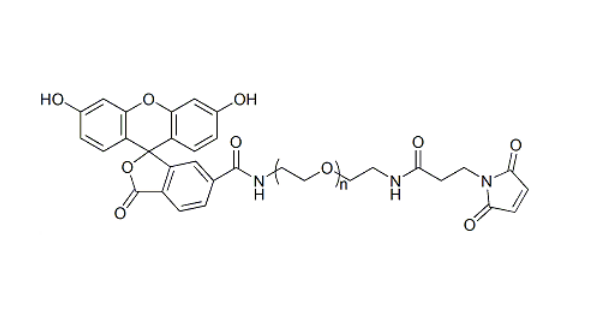 FITC-PEG2000-Mal 荧光素-聚乙二醇-马来酰亚胺