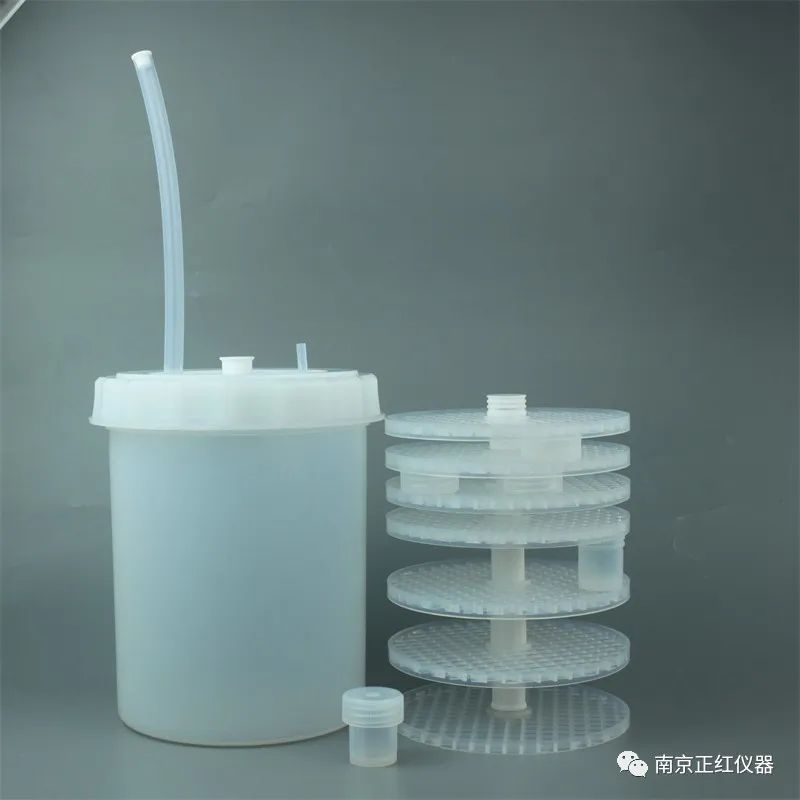 PFA圆桶清洗桶4L6L耐腐蚀低本底小瓶清洗系统可做反应装置