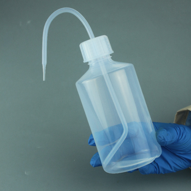 PFA洗瓶耐腐蚀低本底特氟龙塑料500ml好捏不挂水