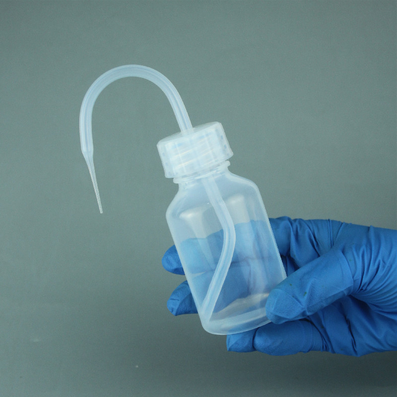 PFA洗瓶耐腐蚀低本底特氟龙塑料500ml好捏不挂水