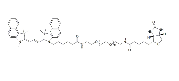 Cy3.5-PEG2000-Biotin CY3.5-聚乙二醇-生物素