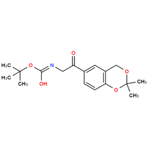 N-(2-(2,2-二甲基-4H-1,3-苯并二恶英-6-基)-2-氧代乙基)氨基甲酸叔丁酯