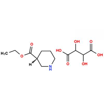 (S)-3-哌啶甲酸乙酯-D-酒石酸盐 83602-38-4