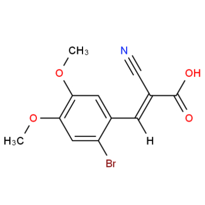 2-氰基-3-(2-溴-4,5-二甲氧基苯基)丙酸 41234-20-2