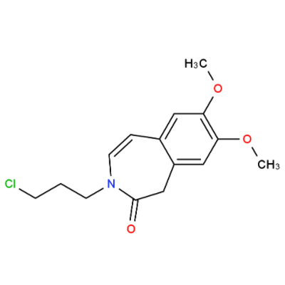 7,8-二甲氧基-3-(3-氯丙基)-1,3-二氢-2H-3-苯并氮杂卓-2-酮