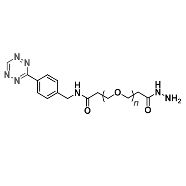 Tetrazine-PEG-Hydrazide，TZ-PEG-HZ，四嗪-聚乙二醇-酰肼