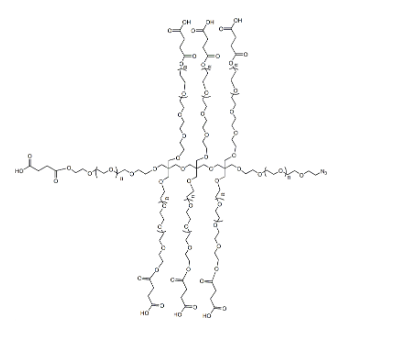 八臂聚乙二醇-(1臂-叠氮基，7臂-羧基）