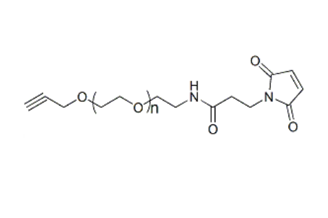 α-炔基-ω-马来酰亚胺基聚乙二醇 AlKyne-PEG-Mal