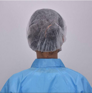 一次性发帽防尘透气一次性网帽食品车间无纺布帽子