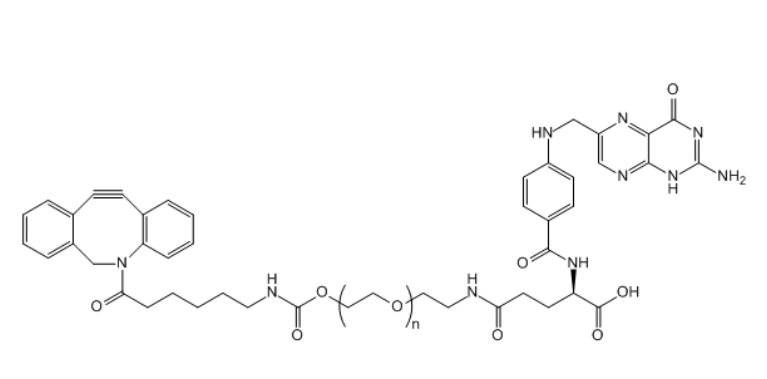 二苯并环辛炔-聚乙二醇-叶酸 DBCO-PEG-FA