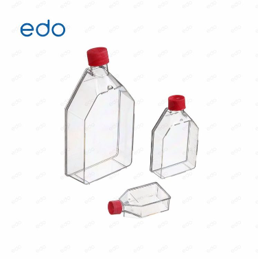 EDO 125mL 三角细胞摇瓶 透气盖灭菌 细胞培养皿 1个/袋，50袋/箱