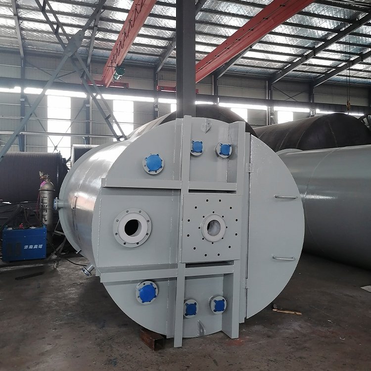 平底封头顶钢衬塑搅拌罐 