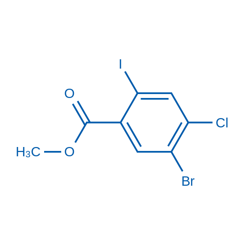 5-溴-4-氯-2-碘苯甲酸甲酯（CAS：1528948-34-6）