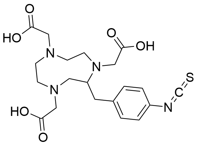 2-(4-异硫氰基苯基)-1,4,7-三氮杂环壬烷-1,4,7-三乙酸 147597-66-8