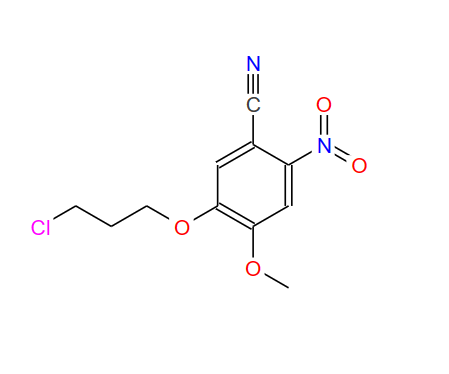 5-(3-氯丙氧基)-4-甲氧基-2-硝基苯甲腈