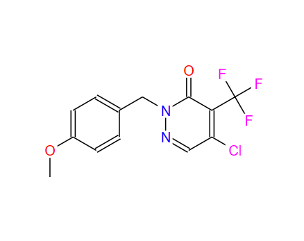 5-氯-2-(4-甲氧基苄基)-4-(三氟甲基)哒嗪-3(2H)-酮