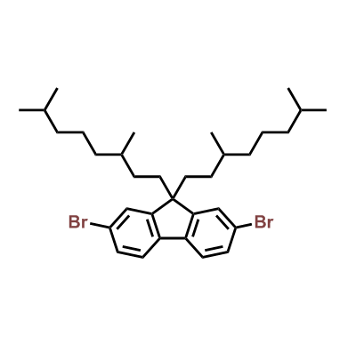 9,9-bis-(3,7-dimethyloctyl)-2,7-dibromofluorene