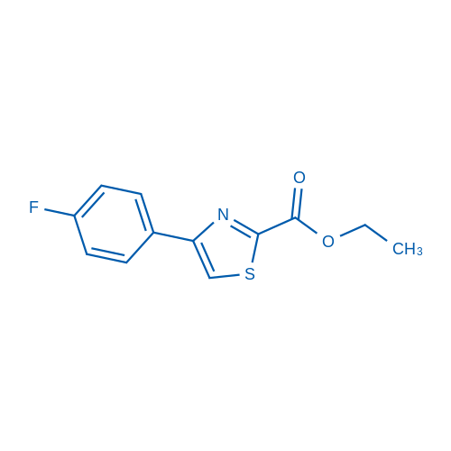 4-(4-氟苯基)-2-噻唑甲酸乙酯（CAS：886366-37-6）